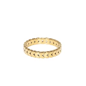 Ellen Beekmans Gold Leaves Ring