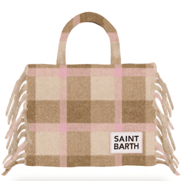 Shop Mc2 Saint Barth Colette Blanket Bag In Neturals