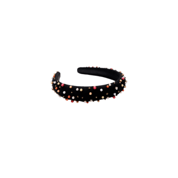 Black Colour Safira Headband Black
