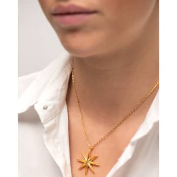 Omi Touch Star Pendant In Gold