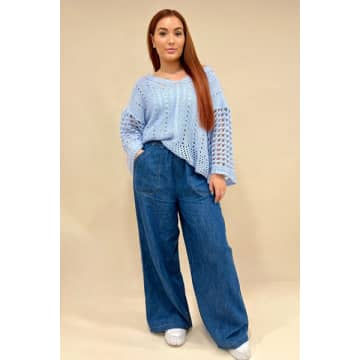 Constellation Carina Wide Leg Jeans In Blue