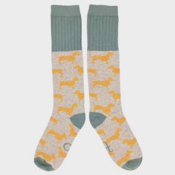 Catherine Tough Womens Sausage Oat Socks In Grey
