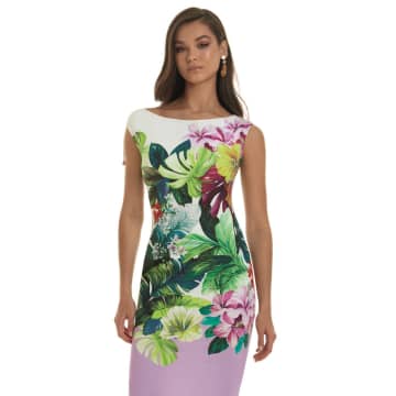 Roidal Ona Dress In Floral Unic In Multi
