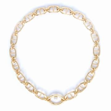 Capsule Eleven Eye Opener Capsule Link Necklace | 18ct Gold-plated Sterling Silver