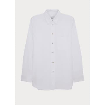 Paul Smith Multi Colour Button Oversize Shirt Col: 01 White, Size: 10