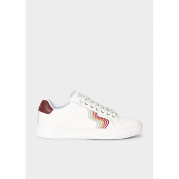 Paul Smith Lapin Embroidery Stitch Trainers Size: 4, Col: White