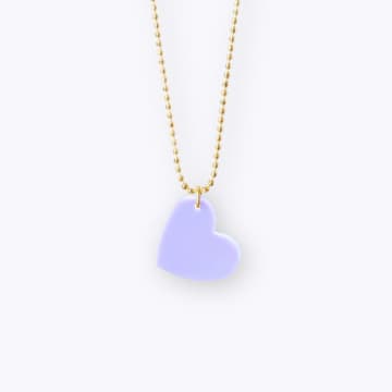 All The Things We Love Purple Heart Necklace