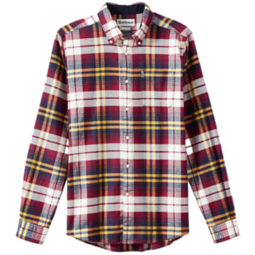Barbour Castlebay Check Shirt In Red