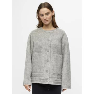 Object Kuna Wool Jacket In Gray