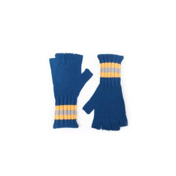Roka Primrose Fingerless Gloves In Blue