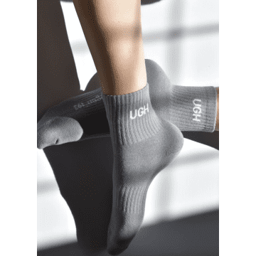 Soxygen Ugh Mini Socks In Grey