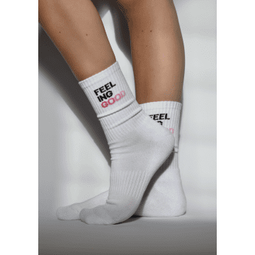 Soxygen Feeling Good Classic Socks In White