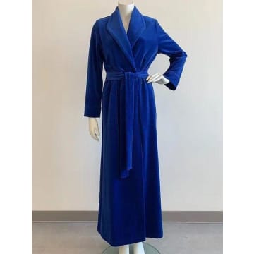 Silks Diamond T 172-2 Dressing Gown In Royal In Blue