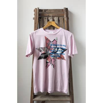 Marant Etoile Zewel Pink Freedom T-shirt