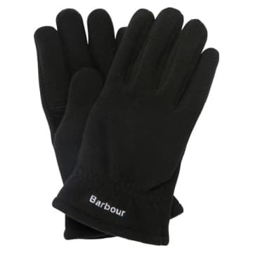 Barbour Coalford Fleece Gloves In Black
