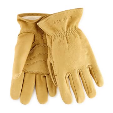 Red Wing Heritage Deerskin Lined Glove 95237 -yellow In Red