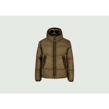 Shop C.p. Company Goggle Co-ted Down Jacket