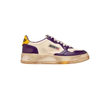 Autry Shoes For Woman Avlw Bc01 In White-purple
