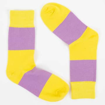 Afroart Awoc Socks In Yellow