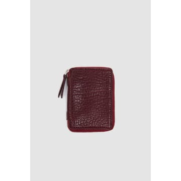 Hande Leather Wallet N.043 Burgundy