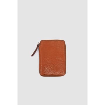 Hande Leather Wallet N.043 Hazel In Brown