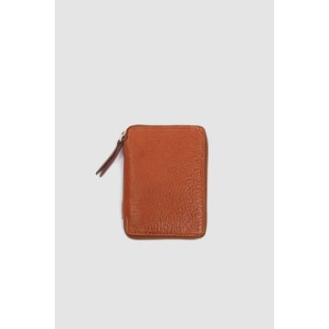 Hande Leather Wallet N.042 Hazel In Brown