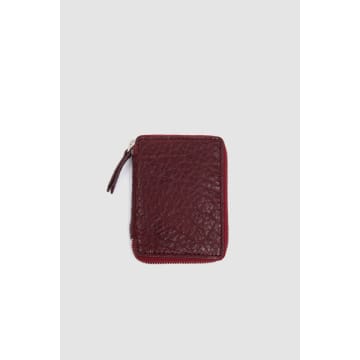 Hande Leather Wallet N.042 Burgundy