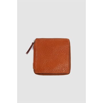 Hande Leather Wallet N.041 Hazel In Brown