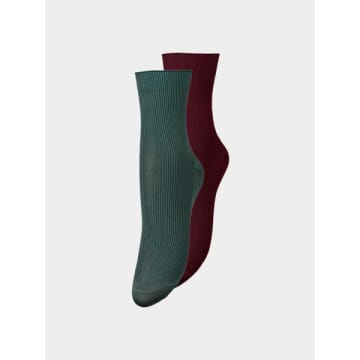 Becksondergaard Alma Solid Socks 2 Pack In Green