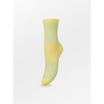 Becksondergaard Dandy Stripa Socks In Yellow