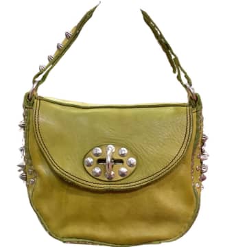 Campomaggi 'small Spike' Handbag In Green