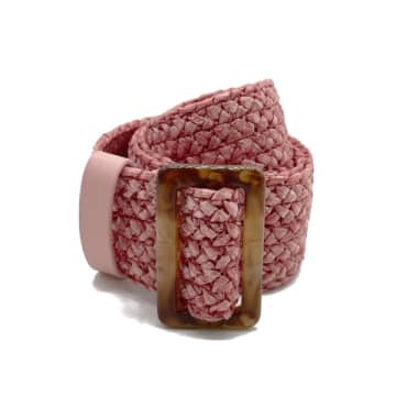 Shop Nooki Design Mimi Woven Belt -pink