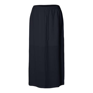 Selected Femme Slfviva Dark Sapphire Ankle Skirt In Blue