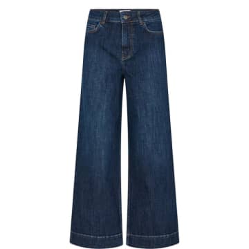 Shop Numph Nuparis Cropped Jeans In Blue