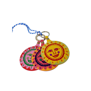 Shop Ark Dreaming Of Holidays Key Fob In Yellow