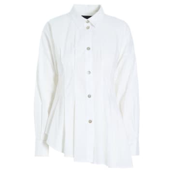 Bitte Kai Rand Core Cotton Shirt In Off White