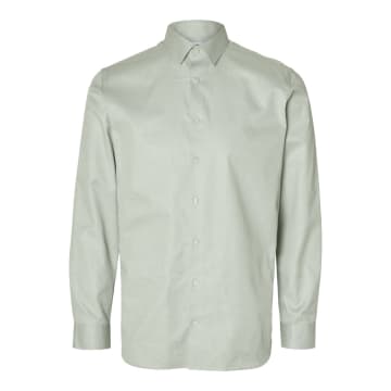 Chemises Manches Longues Slim Ethan Shirt Ls Classic In Green