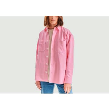 Noyoco Nalu Overshirt In Pink