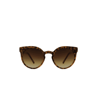 Shop Komono Tortoise Rose Gold Lulu Metal Series Sunglasses