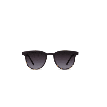 Shop Komono Black Tortoise Francis Matte Sunglasses