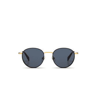Shop Komono Gold Black James Sunglasses