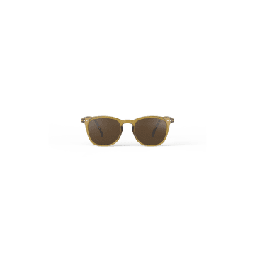 Shop Izipizi #e Golden Green Sunglasses