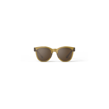 Shop Izipizi #n Golden Green Sunglasses