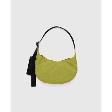 Shop Baggu Small Nylon Crescent Bag Lemongrass