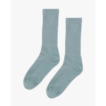 Shop Colorful Standard Organic Active Socks Steel Blue