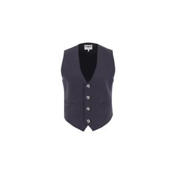 Shop Frnch Alix Waistcoat In Bleumarine From