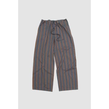 Shop Cristaseya Maxi Large Pants Striped Black/noisette