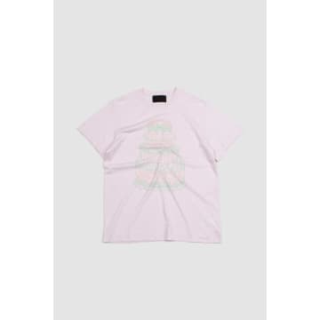 Shop Simone Rocha Ss T-shirt W/ Cake Print Pink/mint/pink
