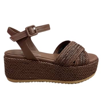 Shop Donnalei Donna Lei ‘moana' Sandal In Brown