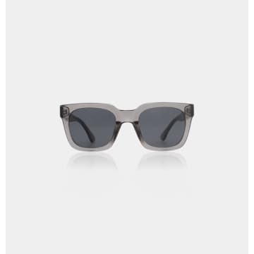 Shop A.kjaerbede Nancy Sunglasses In Grey Transparent
